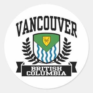 Vancouver Classic Round Sticker