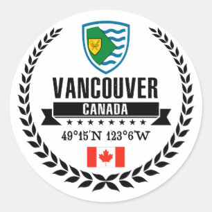 Vancouver Classic Round Sticker
