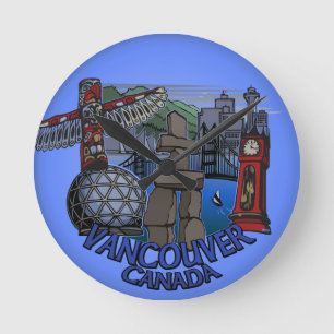 Vancouver Clock Gifts Decor First Nations Clock