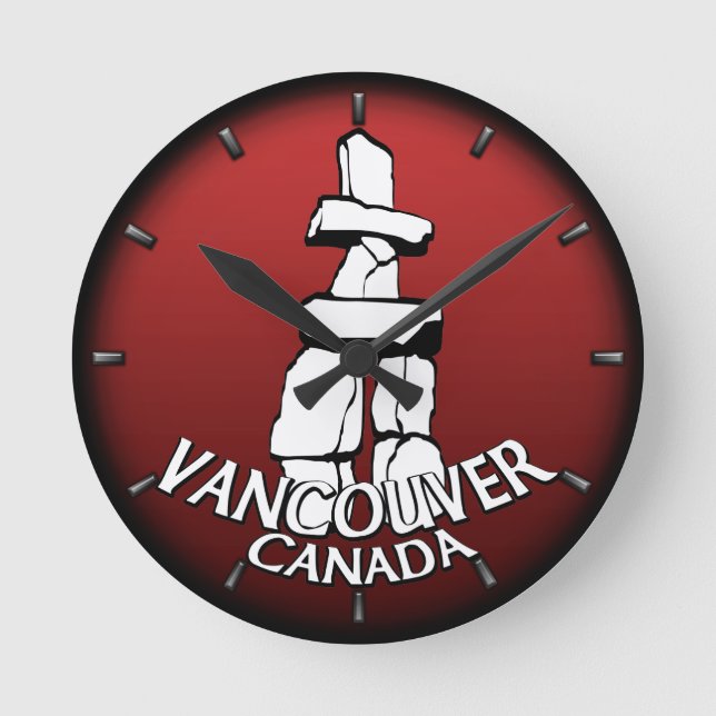 Vancouver Clock Gifts Decor First Nations Clock (Front)