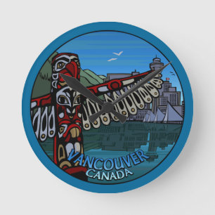 Vancouver Clock Gifts Decor Vancouver Wall Clock