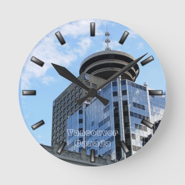 Vancouver Clock Personalised Vancouver Wall Clock (Front)
