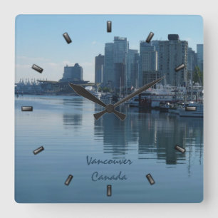 Vancouver Clock Personalised Vancouver Wall Clock