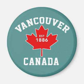 Vancouver Flag Est 1886 Canada Independence Day Magnet