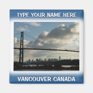Vancouver Fridge Magnets Personalised Souvenir