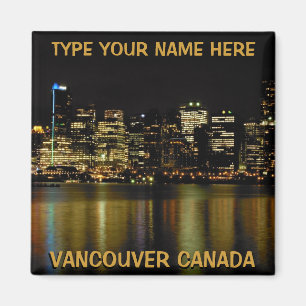 Vancouver Fridge Magnets Personalised Souvenir