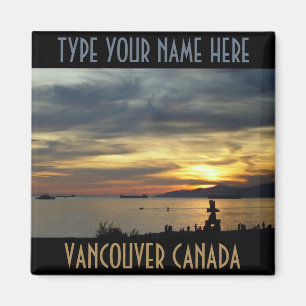Vancouver Fridge Magnets Personalised Souvenir