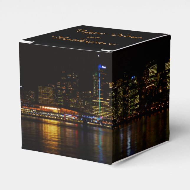 Vancouver Gift Box Romantic Personalised Boxes (Front Side)