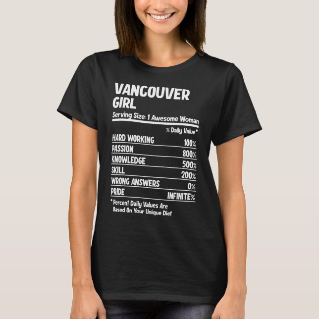 Vancouver Girl T-Shirt (Front)