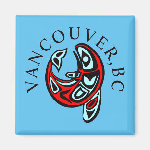Vancouver Haida Orca Totem Tattoo Killer Whale Magnet