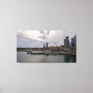 Vancouver Harbour Twilight Canvas Print