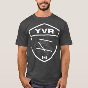 Vancouver International Airport YVR Crest T-Shirt