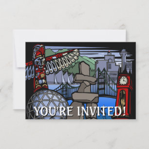 Vancouver Invitations Personalised Vancouver RSVP