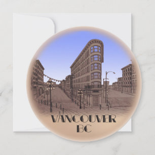 Vancouver Invitations Personalised Vancouver RSVP