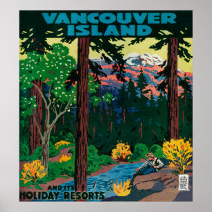 Vancouver Island Advertising Poster