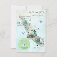 Vancouver Island BC Wedding Itinerary Map