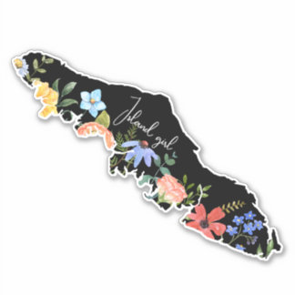 Vancouver Island Floral Watercolor Wildflowers    