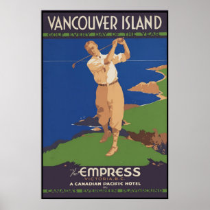 Vancouver Island Golf every day of the year Poster