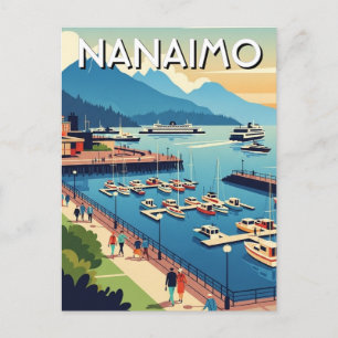 Vancouver Island Nanaimo Travel Postcard