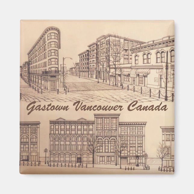 Vancouver Magnet Souvenir Magnet Buttons Gifts (Front)