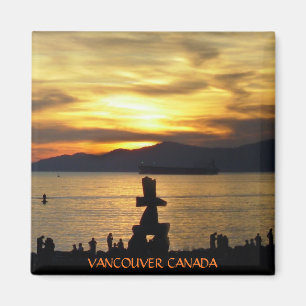 Vancouver Magnet Souvenir Sunset Beach Magnets