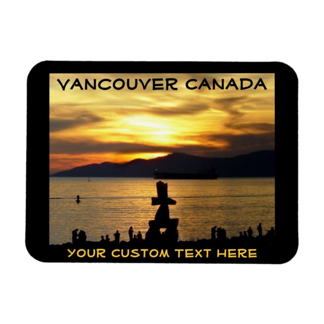Vancouver Magnet Vancouver CN Personalised Magnet (Horizontal)