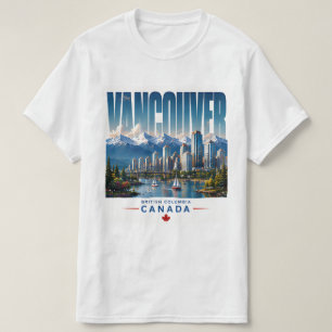 🏔 Vancouver Modern Coastal City Style 🏔 T-Shirt