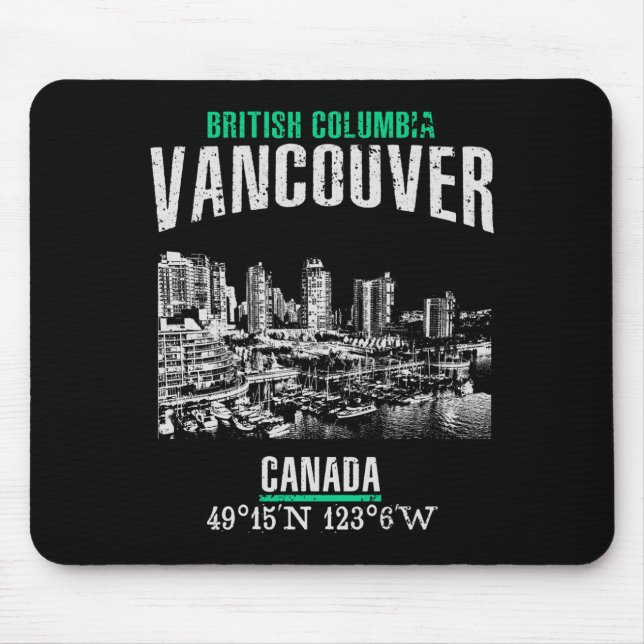 Vancouver Mouse Mat (Front)