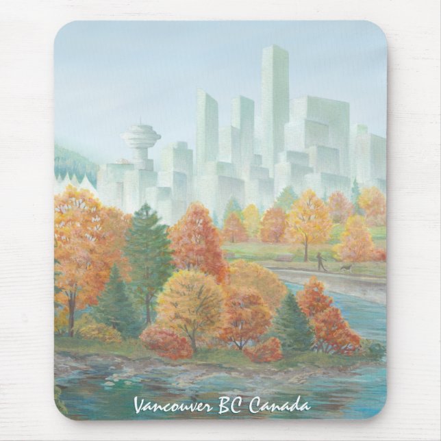 Vancouver Mousepad Souvenir Vancouver Art Gifts (Front)