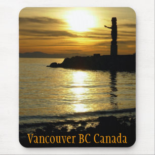 Vancouver Mousepad Souvenir Vancouver Sunset Gifts