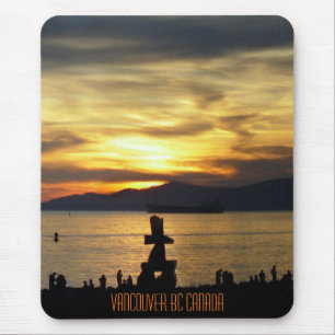Vancouver Mousepad Souvenir Vancouver Sunset Gifts