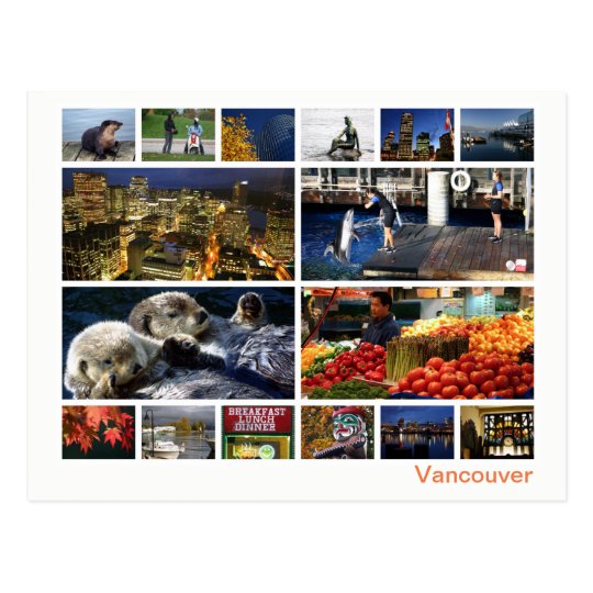 Vancouver multi-image 2 postcard