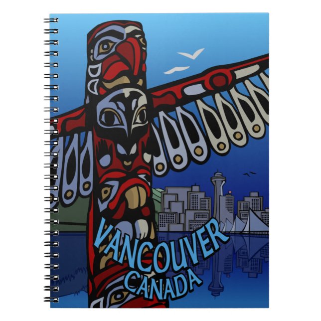 Vancouver Notebook Landmark Souvenir Journal (Front)