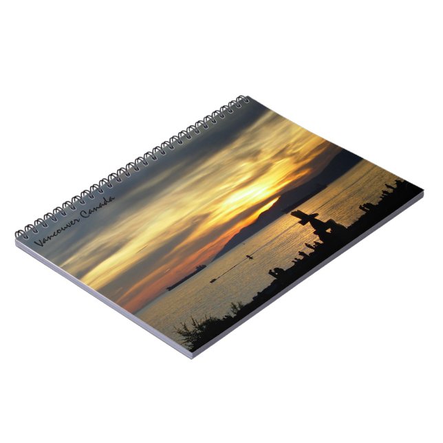 Vancouver Notebook Seascape Souvenir Journal (Left Side)