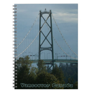 Vancouver Notebook Vancouver Cityscape Souvenir