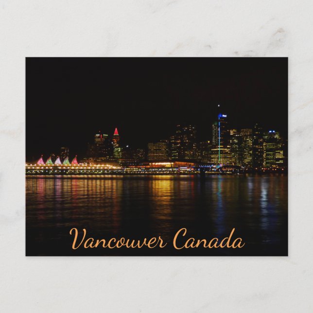 Vancouver Postcards Personalise Cityscape Postcard (Front)