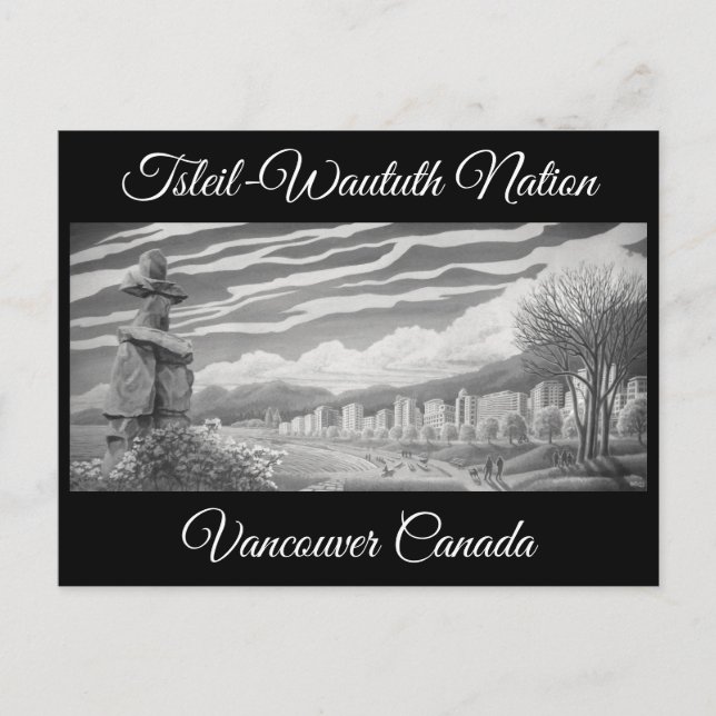 Vancouver Postcards Personalised Landmarks Cards (Front)