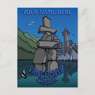 Vancouver Postcards Personalised Vancouver Cards