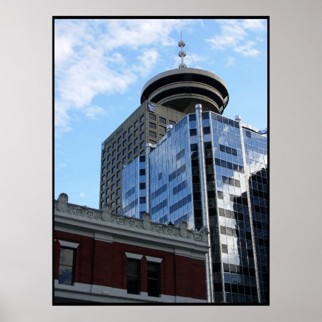 Vancouver Poster Print Vancouver Cityscape Print (Front)