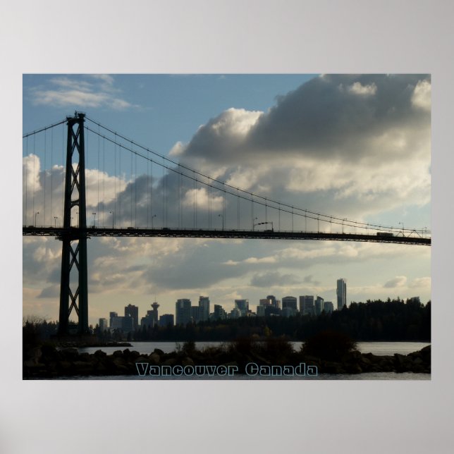 Vancouver Poster Vancouver Lions Gate Souvenir (Front)