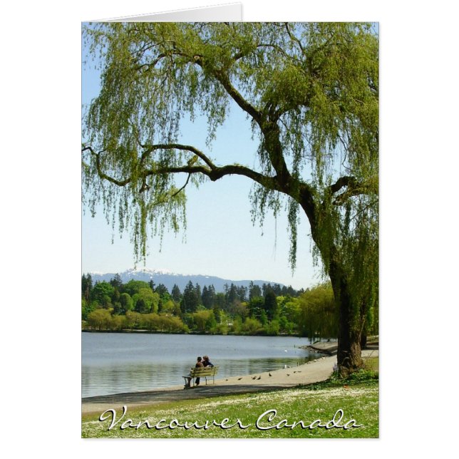 Vancouver Seasons Cards Print Canada Souvenir (Front)