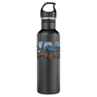 Vancouver Skyline British Columbia Canada Visitor  710 Ml Water Bottle