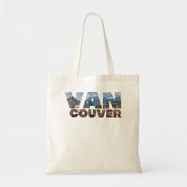 Vancouver Skyline British Columbia Canada Visitor  Tote Bag (Front)