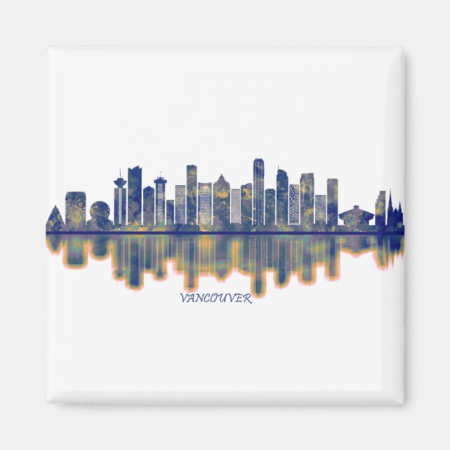 Vancouver Skyline Magnet (Front)