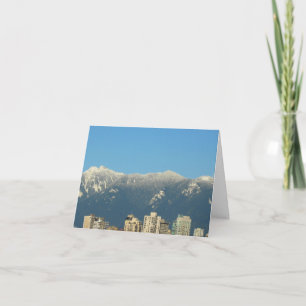 Vancouver Skyline Note Card