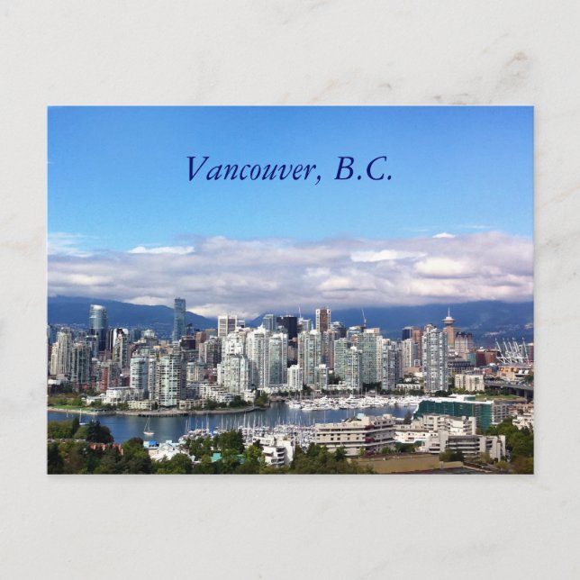 Vancouver Skyline Postcard (Front)