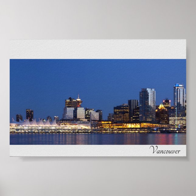 Vancouver Skyline Poster (Front)