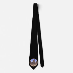 Vancouver Souvenir Gastown Tie Landmark Art Tie