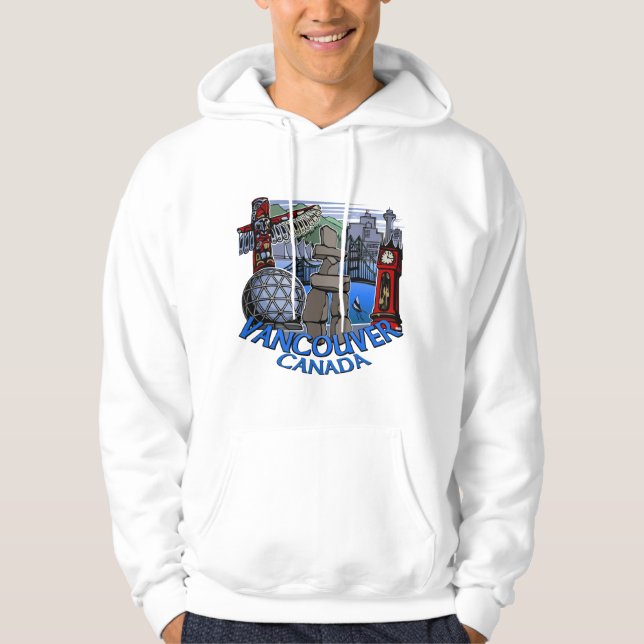 Vancouver Souvenir Hoodie Vancouver Canada Hoodies (Front)