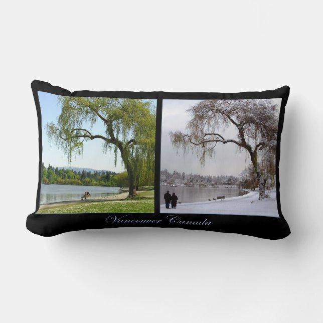 Vancouver Souvenir Pillow Vancouver Landmark Gifts (Front)